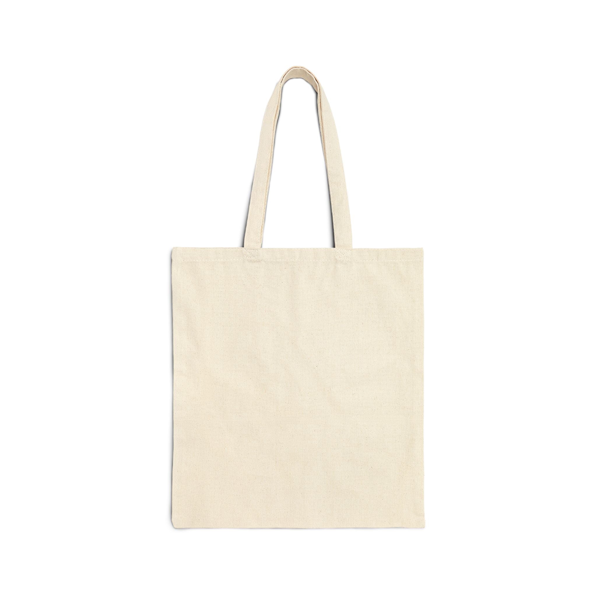 Can We Just Be Nice? Canvas Tote Bag — Cozy Neutral Reusable Shopper