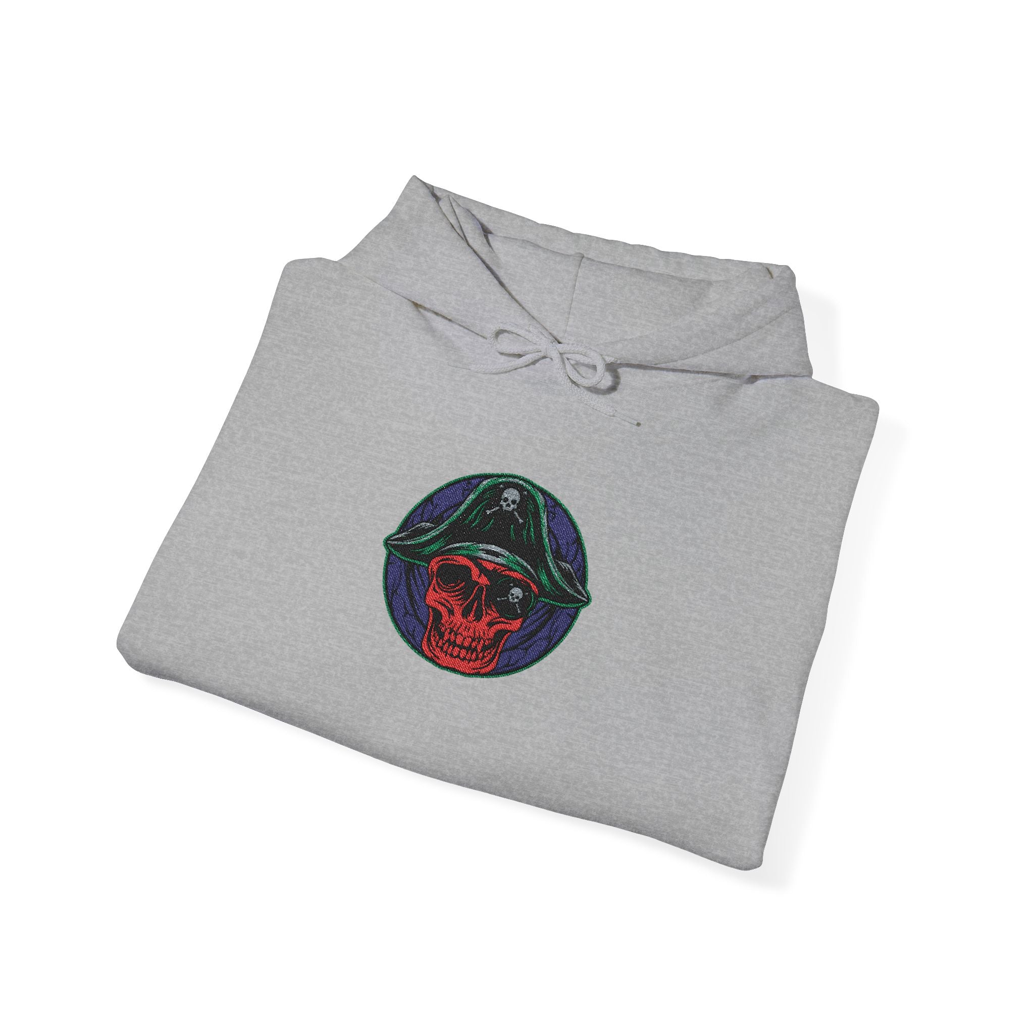 Galactic Rose Hoodie — Embroidered Cosmic Floral Graphic Hooded Sweatshirt