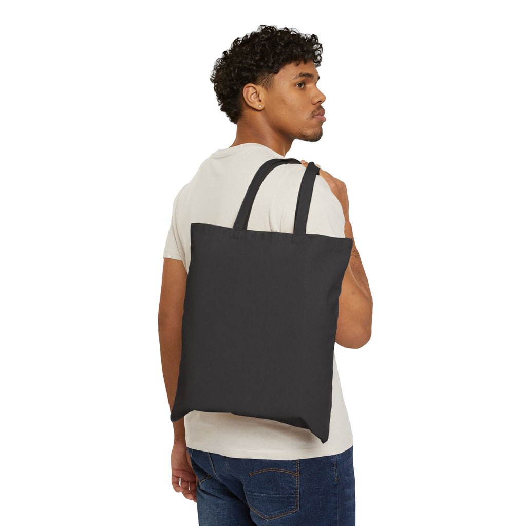 Can We Just Be Nice? Canvas Tote Bag — Cozy Neutral Reusable Shopper