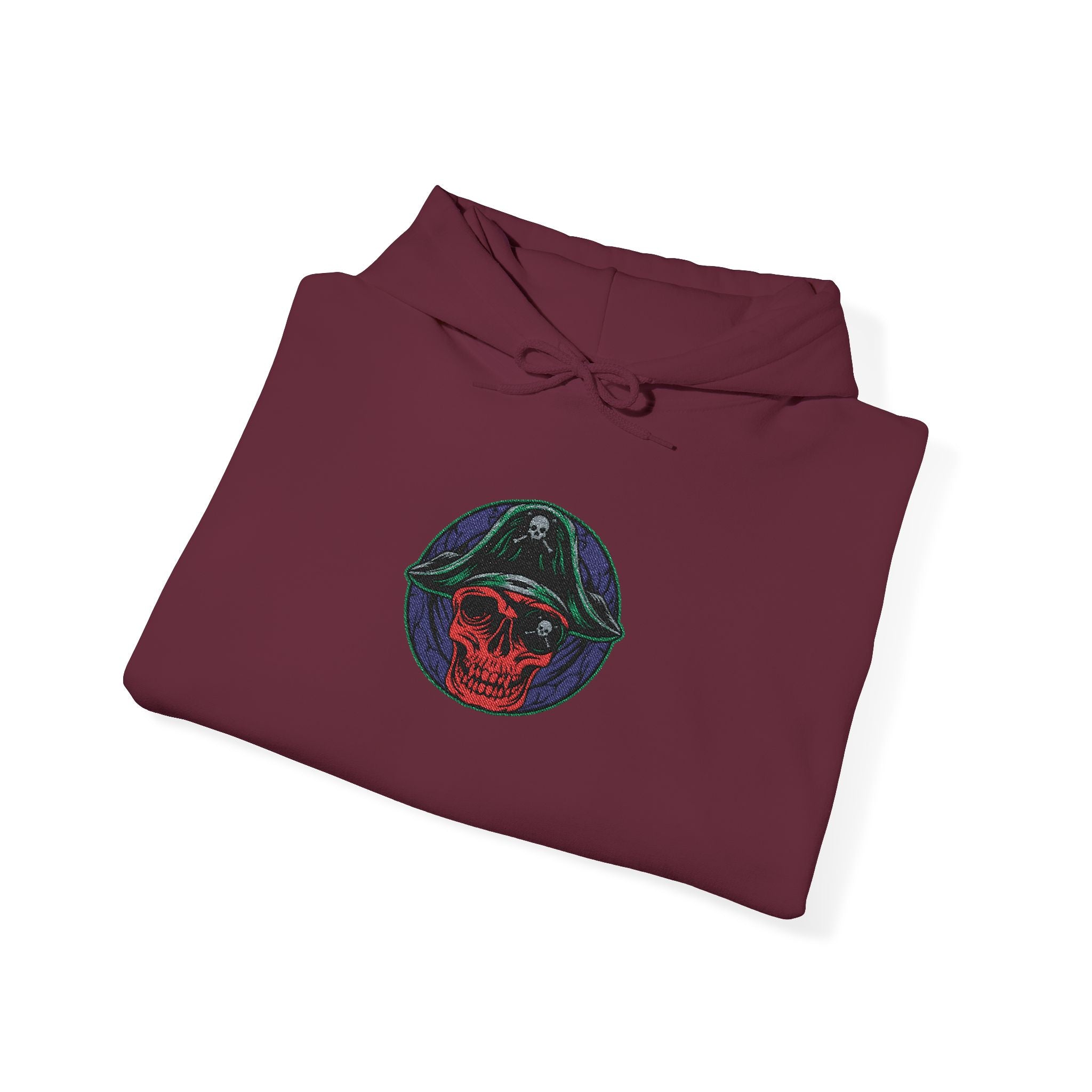 Galactic Rose Hoodie — Embroidered Cosmic Floral Graphic Hooded Sweatshirt