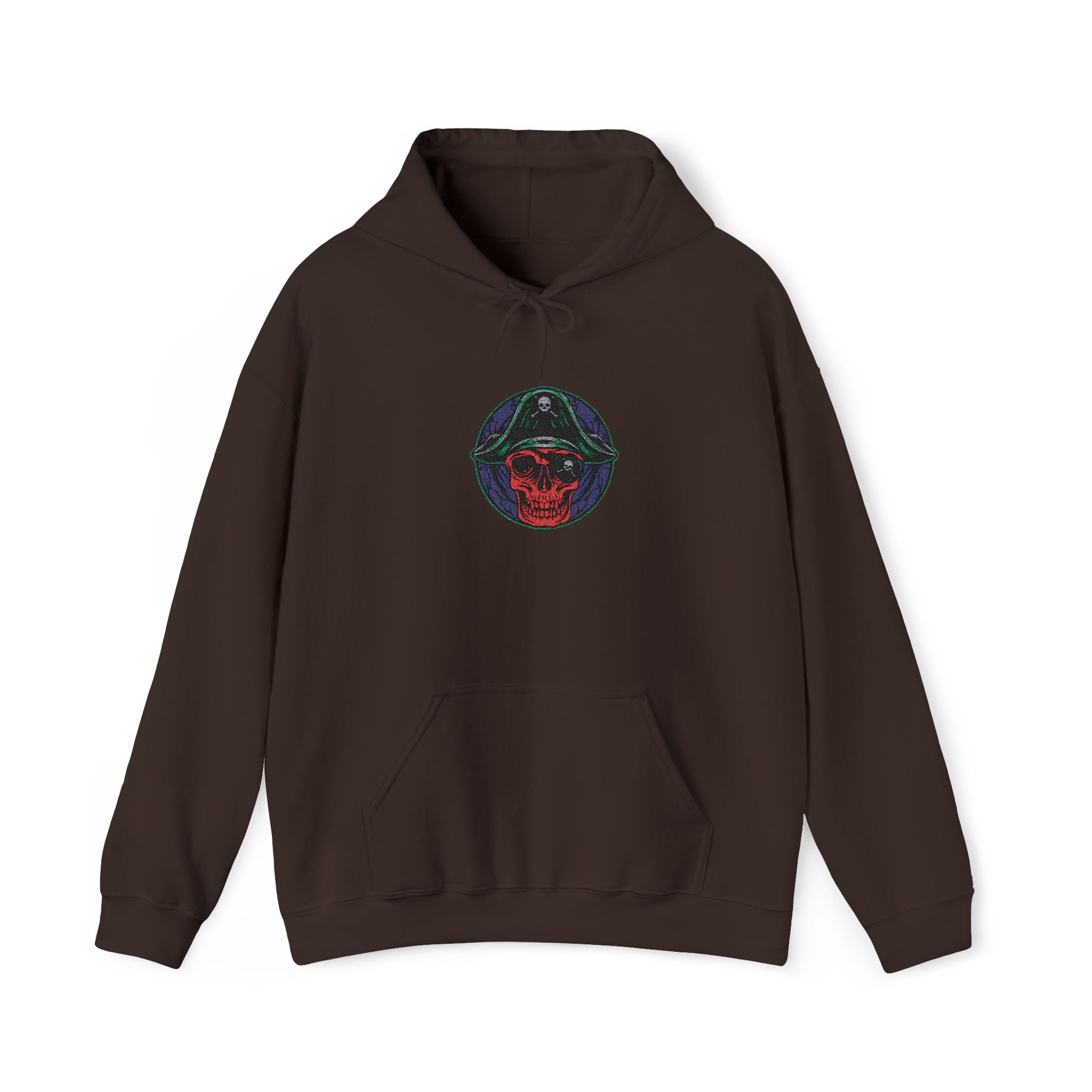 Galactic Rose Hoodie — Embroidered Cosmic Floral Graphic Hooded Sweatshirt